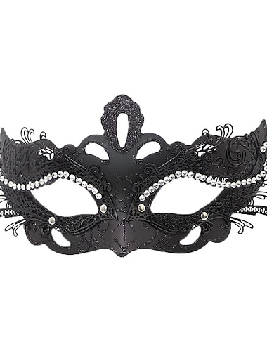  mascarade masques métal vénitien mardi gras fête soirée bal costume masque