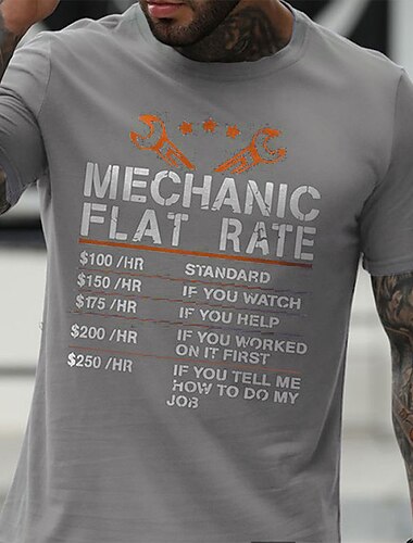  Herren Buchstabe T Shirt Lässiger Stil Baumwolle Kurzarm Grafik Hemd Schwarz Dunkelblau Dunkelgray Bequemes T-Shirt Urlaub Lässig Modedesigner-Kleidung