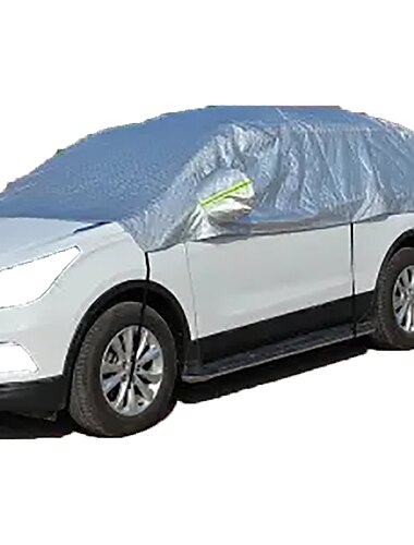  Auto-Kleidung, halbe Abdeckung, Frostschutz, schneefest, wasserdicht, Sonnenschutz, wärmeisolierend, staubdicht, vier Jahreszeiten, universell