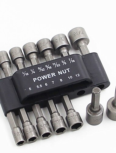  9 pz/14 pz chiave a tubo esagonale maniglia autofilettante bullone di ancoraggio manica combinazione non magnetica set vento elettrico batch pullover