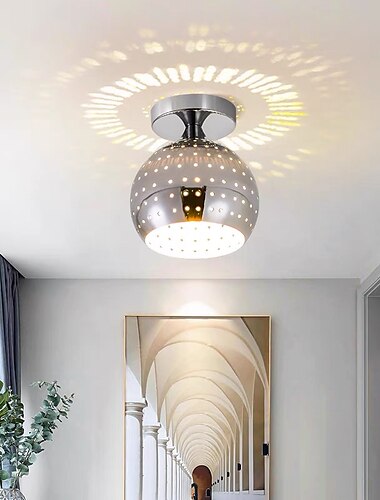  Plafonnier design îlot 15cm métal galvanisé moderne 220-240v