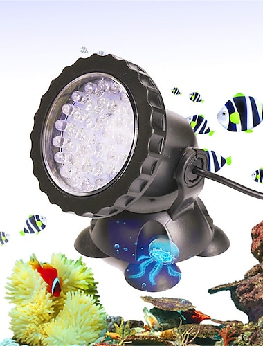  Pond Pool Lights 4/6/8 W Underwater Lights Waterproof Remote Controlled Decorative Color-changing 12V Suitable for Vases & Aquariums 36 LED Beads 1pc