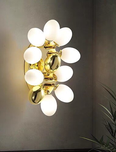  moderne innendørs vegglamper led stue soverom stål vegglampe 220-240v 3 w