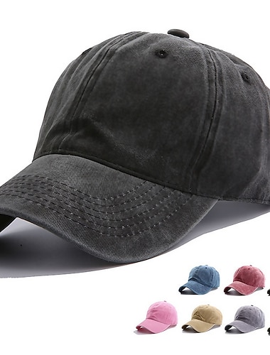  однотонная весенне-летняя моющаяся кепка женская бейсбольная кепка с хвостиком модные шляпы мужская бейсбольная кепка хлопок на открытом воздухе простой винтажный козырек повседневная кепка