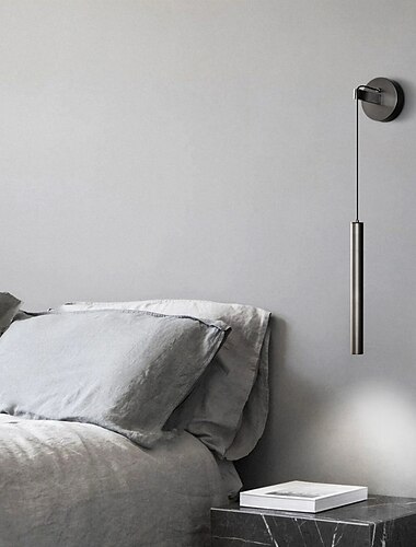  40 cm wandleuchte led nordic style kupfer schlafzimmer wohnzimmer 220-240 v