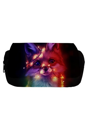  Federmäppchen mit Galaxie-Katze für Kinder und Jugendliche – süßes kosmisches Tier-Reißverschlusstäschchen für Schulbedarf und als Geschenk