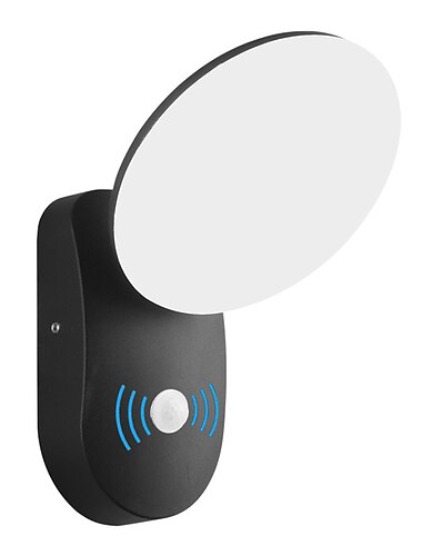  12w sensore di movimento applique da parete per esterni led controllo interruttore automatico esterno proiettore impermeabile giardino corridoio terrazza esterna porta interna dual-purpose ac85-265v