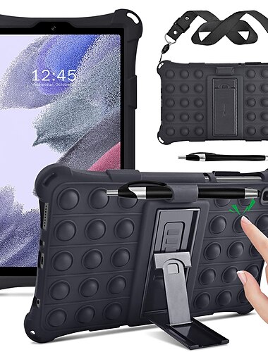  Tablette Hüllenabdeckung Für Samsung Galaxy Tab S8 11'' S7 11'' A7 Lite 8.7'' A7 A 8.0" 2022 2021 2020 2019 mit Halterung Bleistifthalter Schulter Träger Karikatur Kieselgel Für Kinder