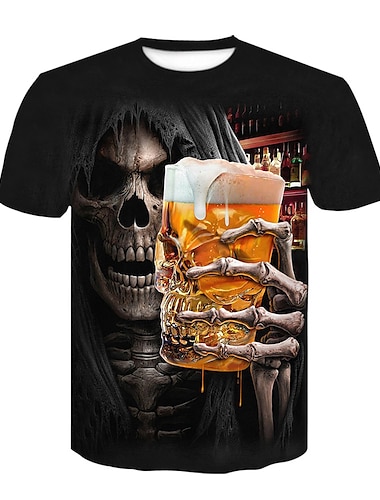  オクトーバーフェスト オクトーバーフェスト Ｔシャツ(21) アニメ系 カトゥーン アニメ クラシック ストリートスタイル Tシャツ 用途 カップル用 男性用 女性用 成人 3Dプリント