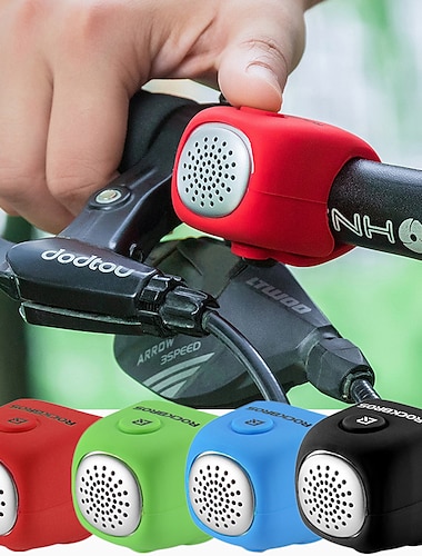  ROCKBROS Elektrische fietshoorn waterdicht Lichtgewicht voor Racefiets Mountainbike Wielrennen Silicagel Groen Zwart Rood 1 pcs / IPX 4
