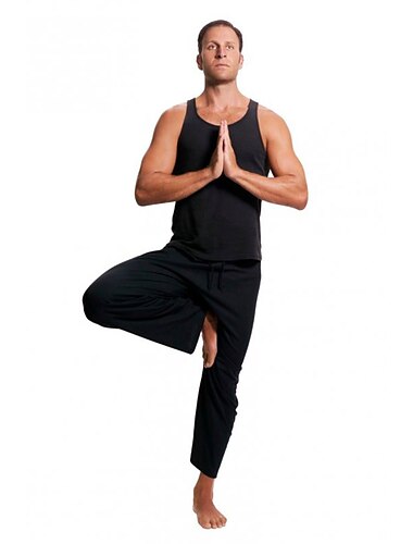  Herren Damen Hose mit weitem Bein Gesäßtasche Hose Unterteil Feuchtigkeitsableitend leicht einfarbig hellgrün armeegrün dunkelgrau Yoga Fitnessstudio Workout Tanz Winter Sommer Sport Activewear