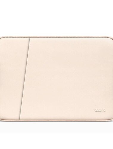  Laptopschutzhüllen BN-Q004 12 " 14 " 15.6 " Zoll Kompatibel mit Macbook Air Pro, HP, Dell, Lenovo, Asus, Acer, Chromebook Notebook Laptop-Hülle Wasserdicht Stossfest PU-Leder Volltonfarbe für Reisen
