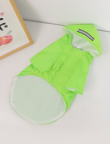  Hund Katze Regenmantel Regenjacke Mode Klassisch Reflektierend Wasserdicht Weich Waschbar Bequem Outdoor Alltagstauglich Hundebekleidung for Bichon Frise Zwergspitz Baby Haustier Papillon Klein