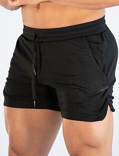  Voor heren Lange zwembroeken Zwemshorts Sneldrogend Lichtgewicht Boardshorts Badpak Met zakken Trekkoord Zwemmen Surfen Strand Watersport Effen Zomer