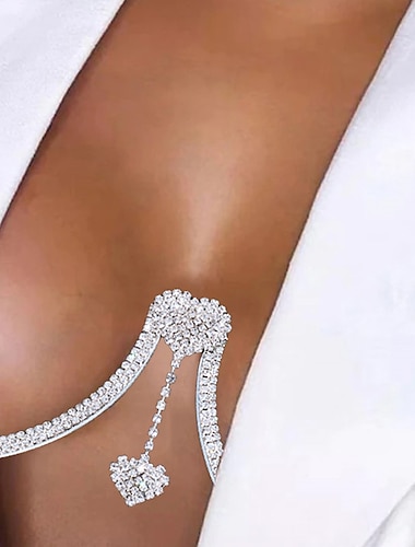  Sexy Zirkon-Körperkette für Damen