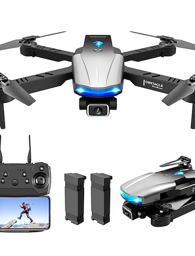  S85-Drohne, dreiseitige Hindernisvermeidung, UAV, 4k, Luftaufnahmen, hochauflösendes Quadcopter mit zwei Kameras, faltbares, ferngesteuertes Flugzeug