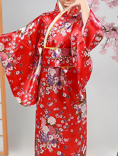  Mädchen Yukata Kleid Kimonoo Japanisch traditionell Maskerade Kinder Kimono Mantel Party