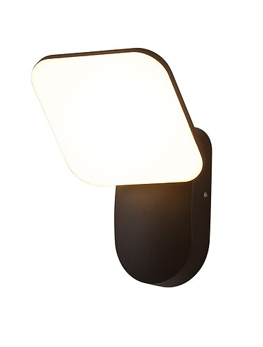  outdoor wandlamp led moderne exterieur wandkandelaar waterdichte muurbevestiging lampen matte voor tuin hal patio terras outdoor indoor dubbel gebruik ac85-265v