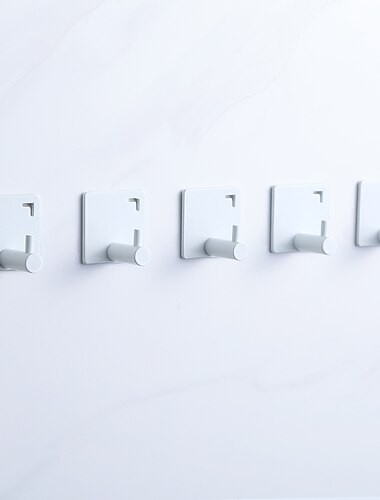  5 Stück Wandhaken für Mäntel, Kleiderhaken aus Edelstahl, Wandgarderobenhaken für Badezimmer, Schlafzimmer, Küche (schwarz)