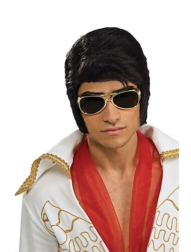 perruque de luxe elvis perruques d'Halloween pour adultes