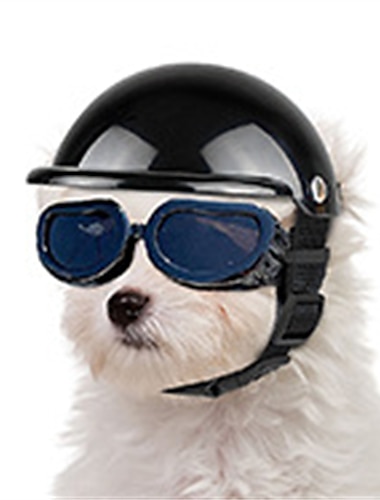  ペットヘルメット中小バイク犬用ヘルメット猫用帽子バイクに乗るわんわんキャップ