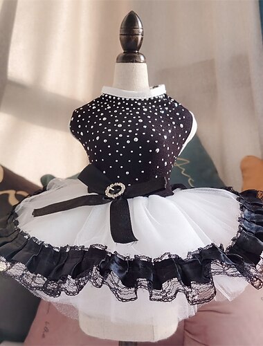  Chien robe de mariée tutu jupe chiot chat floral princesse robe animal de compagnie fête d'anniversaire costume pour le printemps été