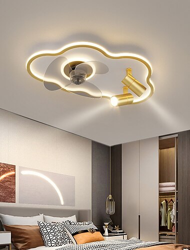  taklampa led minimalistisk sovrumsmoln takfläktlampa enkel modern med spotlight hemmatsal takfläkt integrerad taklampa