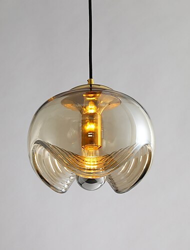  25cm un singur design insula design pandantiv sticla galvanizata stil nordic modern 220-240v