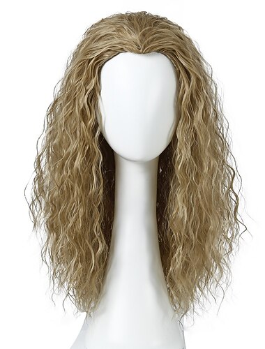  Pelucas de cosplay Marrón Rizado Pelo sintético Larga pelucas Mujer pelucas Para la fiesta
