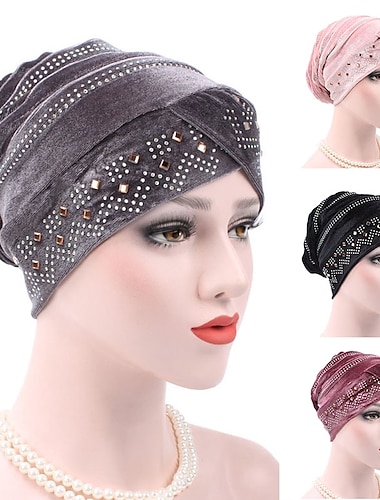 Однотонные внутренние хиджабы, мусульманские шапки-тюрбаны для женщин с дрелью, этническая исламская обертка, тюрбан, готовый носить хиджаб, капот