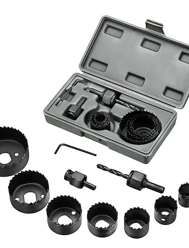  3-18dílná sada děrovek na opracování dřeva Sada vrtáků z uhlíkové oceli 19-127mm sada děrovek pro sádrokartonové stropy Sada děrovek na dřevo