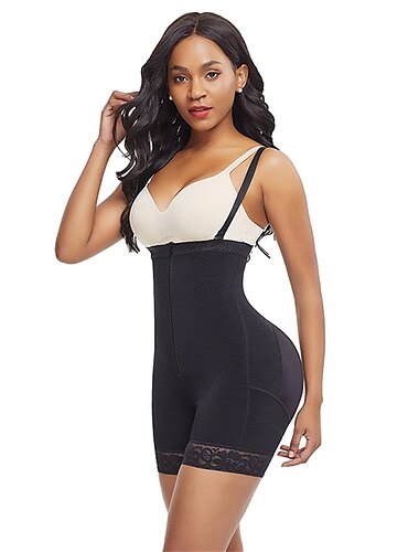  Faja moldeadora para mujer, faja de control triple firme sin costuras, de talla grande, adelgazante para muslos, control de barriga, moldeador de cuerpo