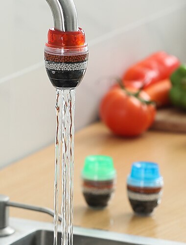  Küchenarmatur Extender 360 drehbarer Sprühkopf einstellbar spritzwassergeschützt Wasserhahn Filterdüse Leitungswasserfilter Zubehör zufällige Farbe