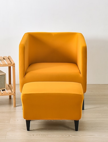  Fundas elásticas cuadradas para silla, color burdeos, fundas para sofá, protector de muebles, fundas de 1 pieza muy elásticas para sofá y silla de sala de estar, tela de licra duradera,