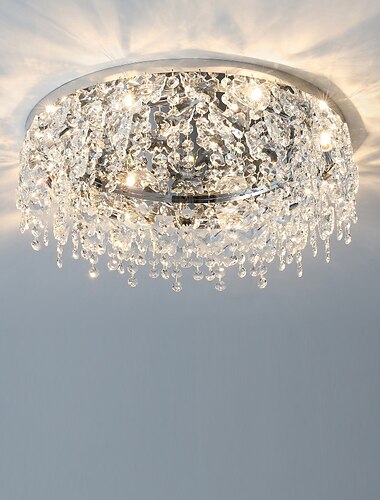  Lustre au design unique de 80cm en acier inoxydable galvanisé moderne 220-240v