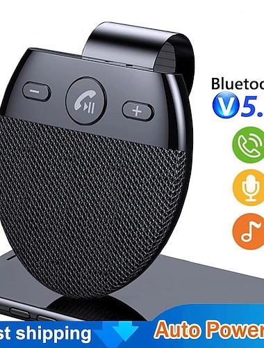  SP11 Kit voiture Bluetooth Style de pare-soleil kit main libre voiture Bluetooth Enceintes MP3 Durable Automatique