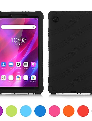  لوح أغط / كفرات من أجل Lenovo Tab M7 7 inch 3rd 2nd Gen TB-7306 TB-7305F / X / I ضد الغبار ضد الصدمات لون سادة سيليكون