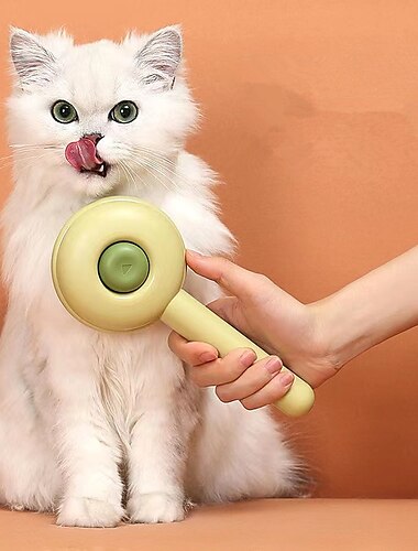  猫のブラシペットの櫛の髪は、猫の犬のグルーミングヘアクリーナークリーニング美容スリッカーブラシペット用品の犬の髪の櫛を削除します
