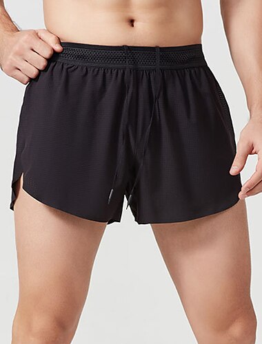  Ανδρικά Pantaloni Scurți de Alergat Αθλητικά σορτς Κορδόνι Παντελόνια Φούστες Αθλητικό Αναπνέει Γρήγορο Στέγνωμα Ύγρανση Καταλληλότητα Τρέξιμο Ενεργή εκπαίδευση ΑΘΛΗΤΙΚΑ ΡΟΥΧΑ Ρούχα Γυμναστικής