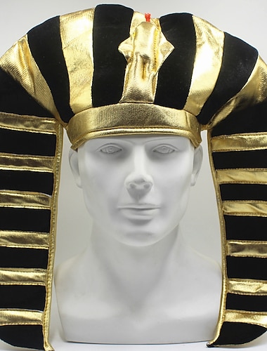  Ретро Древний Египет Шапки Немес фараон Жен. Хэллоуин Для вечеринок Шапки
