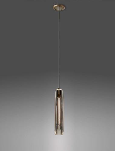  8cm pendentif lanterne design ligne design formes géométriques suspension cuivre style artistique style moderne élégant laiton artistique moderne 85-265v