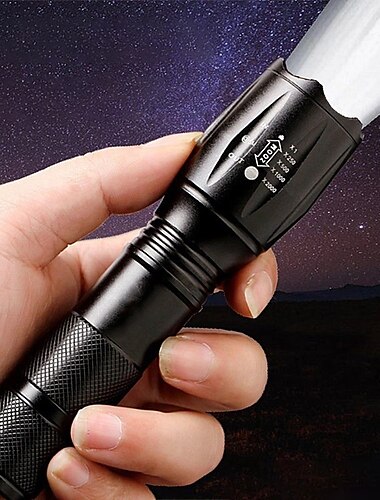  導かれた戦術的な懐中電灯t6超明るい携帯用トーチアルミニウム合金usb充電式屋外キャンプ戦術的な懐中電灯