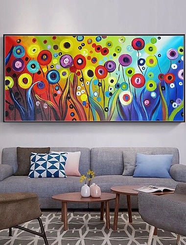  mintura håndlagde blomster oljemalerier på lerret veggkunst dekorasjon moderne abstrakte bilder for hjemmeinnredning rullet rammeløst ustrukket maleri