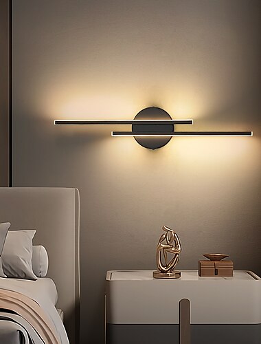  55cm 7w kinkiet kryty led nowoczesne oświetlenie próżności salon sypialnia żelaza nowoczesny kinkiet ścienny ip20 110-240v