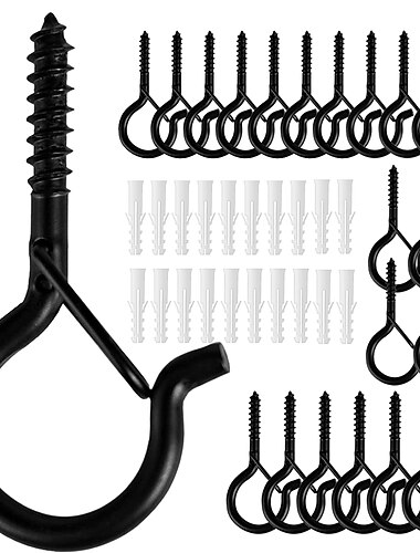 20/50 szt. Haczyki q-hanger do zewnętrznych lampek strunowych konstrukcja klamry bezpieczeństwa łatwe uwalnianie haczyki do wieszania łatwe uwalnianie drut zewnętrzny i lampki choinkowe oświetlenie