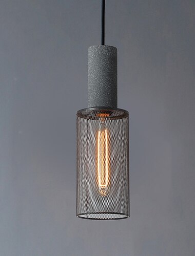  Lampă pandantiv 6cm design unic cu design insular pandantiv cu finisaje metalice vopsite stil nordic vintage 85-265v