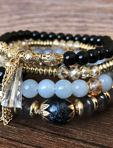  女性用 ブレスレット シック・モダン ストリート ジオメトリ ブレスレット