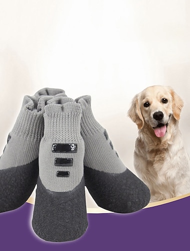  wasserdichte Haustiersocken verschleißfeste neue Hundeschuhe Haustierschuhe Anti-Drop-Schuhe Outdoor-Sportschuhe Socken