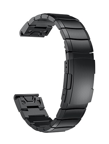  Óraszíj mert Garmin MARQ Descent G1 Fenix 7S Sapphire Solar / 6S Pro / 5S Plus Fenix 7 Sapphire Solar / 6 Pro / 5 Plus Forerunner 935 945 Rozsdamentes acél Csere Szíj 20mm 22mm 26mm Egyenetlen