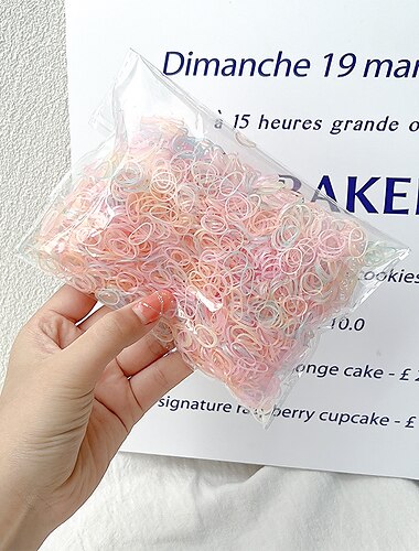  Andre hår tilbehør Pvc / Vinyl Parykker Tilbehør Dame / Jente 3000 pcs stk cm Ferie / Dagligdagstøy / Stevnemøte Hodeplagger / søt stil / Søt Mini / Barn / Ungdommer / Ungdom